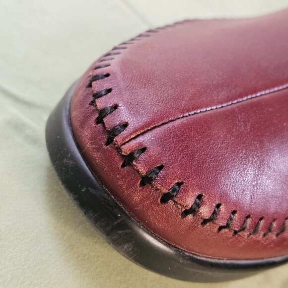 SAS Tripad Comfort Burgundy Leather Dream Shoes Slip-On Women's 10.5 M Width - Picture 12 of 16